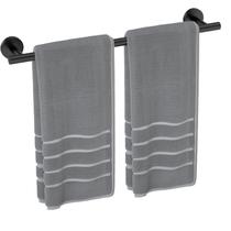 Barra de toalha Luxbaro Matte Black 60cm SUS304 em aço inoxidável Barra de toalha Luxbaro Matte Black 60cm SUS304 em aço inoxidável