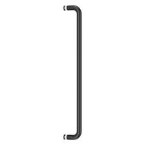 Barra de toalha para porta de chuveiro Ranbo em aço inoxidável 56cm, preto fosco