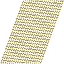 Barra de torno de haste redonda de latão Stock Sutemribor 1,6 mm x 30 cm (20)