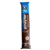 Barra De Wafer Proteico Choco Wheyfer Sabor Chocolate 1 Unidade 25g Mu +Mu