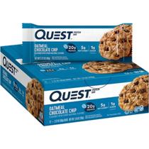 Barra Display C/12Unid De 60g Oatmeal Chocolate Chips Quest