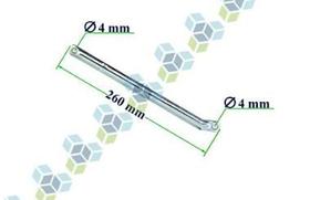 Barra Do Limpador De Para-brisa VW Fusca Pequena 1976 a 1995 Granero 68 Barra Do Limpador De Para-brisa VW Fusca Pequena 1976 a 1995 Granero 68
