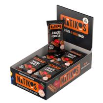 Barra Duas Frutas Maçã com Canela 30g Display 12und NATIKOS