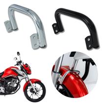 Barra Estabilizadora 2 Furos Preta Cg Titan Fan Start 125 150 160 2014-23 Motos Motocicletas