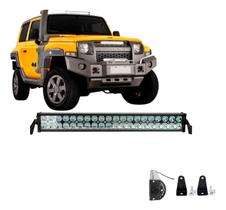 Barra Farol Auxiliar Milha Led Foco 30º Off Road 120w 55cm
