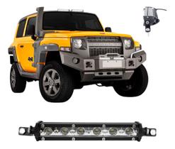 Barra Farol Auxiliar Milha Led Foco 30º Off Road 18w 18,5cm