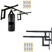 Barra Fixa de Parede Multifuncional + Barra Dip Kit Barra Fixa de Parede Multifuncional + Barra Dip Kit