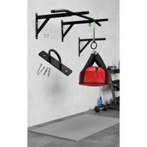 Barra Fixa Multifuncional Academia Musculação Epoxi Preto