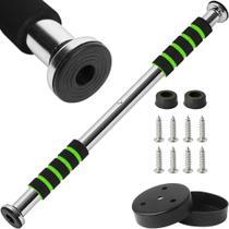 Barra Fixa Parede Porta Ajustável Flexão Braços Costas Academia Exercicios Musculação Treino Saude