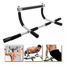 Barra Fixa Porta Multifuncional Completa Exercicios Exercício Funcional Prata