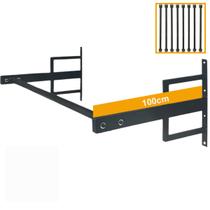 Barra Fixada De Parede Musculação Treino Academia 1 Metro