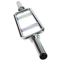 Barra H Olímpica Cromada Ahead Sports Maciça Para Musculação Academia