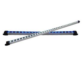 Barra LED 60Cm 12V Azul com Base Aluminio