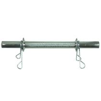 Barra Maciça 40 Cm Com Presilhas Cromada Poli Sports