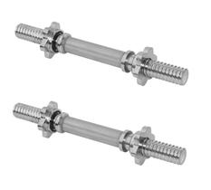 Barra Maciça Halter 40 cm com Rosca (Par) - Odin Fit