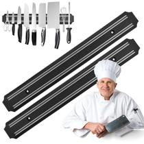 Barra Magnética 33cm 2 Unidades Organizador Para Facas Ferramentas Multiuso Barra Magnética 33cm 2 Unidades Organizador Para Facas Ferramentas Multiuso