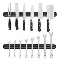 Barra Magnética Com Imã 33cm Ferramentas Cozinha Facas Multiuso