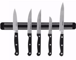 Barra Magnética Imã Facas Cozinha Churrasqueira 33cm Barra Magnética Imã Facas Cozinha Churrasqueira 33cm