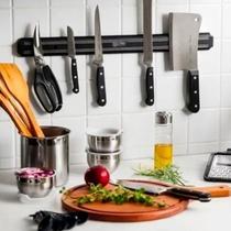 Barra Magnética Imã Multiuso 33cm Suporte para Facas Cozinha Churrasqueira Ferramentas Utensílios para Cozinha Super Prático