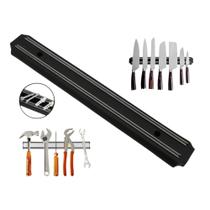 Barra Magnética Imã Suporte Parede 50cm ou 30 cm Porta Facas Ferramentas Organizadora Multiuso Barra Magnética Imã Suporte Parede 50cm ou 30 cm Porta Facas Ferramentas Organizadora Multiuso
