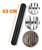 Barra Magnética Suporte Facas E Ferramentas Imã Cozinha 33cm