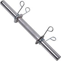 Barra Musculação Profissional 40cm Cromada Maciça