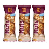 Barra Nuts Pasta De Amendoim Chocolate 25g Banana Brasil Kit 3 Saudável Zero Glúten Premium Barra Nuts Pasta De Amendoim Chocolate 25g Banana Brasil Kit 3 Saudável Zero Glúten Premium