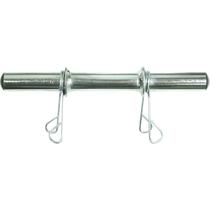 Barra Oca 30 Cm Com Presilhas Cromada Poli Sports