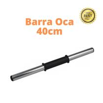 Barra Oca 40cm Super Premium Halteres c/ 2 Presilhas