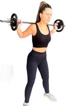 Barra Oca Body Pump 1,20m Para Musculação + Presilhas - RopeShop