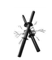 Barra Oca Halter 40Cm Com Presilhas Profissional Academia Barra Oca Halter 40Cm Com Presilhas Profissional Academia