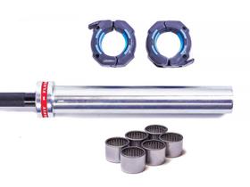 Barra Olímpica Oficial Cross,lpo 2.0m 15kg Rolamento Agulha + Presilhas Barra Olímpica Oficial Cross,lpo 2.0m 15kg Rolamento Agulha + Presilhas