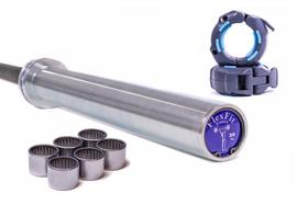 Barra Olímpica Oficial Cross Lpo 2,20m 20kg Rolamento Agulha + Presilha