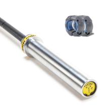 Barra Olímpica Oficial Exercício Funcional,lpo 2.0m 15kg Presilhas Flexbe Fitness