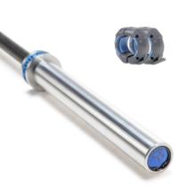 Barra Olímpica Oficial Exercício Funcional Lpo 2,20m 20kg Presilha Flexbe Fitness