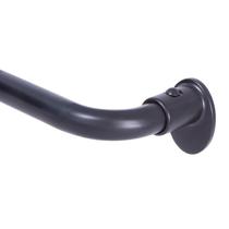Barra para Cortinas Sun Zero 71-122 cm Acero Negro Diámetro 1.6 cm