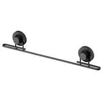 Barra para Cozinha com Ventosa 50cm Preta Pendurar Utensílios Toalha Faciliti Schmitt Barra para Cozinha com Ventosa 50cm Preta Pendurar Utensílios Toalha Faciliti Schmitt