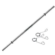 Barra Para Supino Oca Com Presilhas 1,20m Barra Para Supino Oca Com Presilhas 1,20m