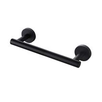 Barra para toalha Miyili A01B23A 23 cm preto fosco em aço inoxidável