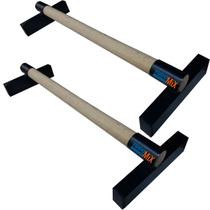 Barra Paralela Baixa Com Pegada Em Madeira Barra Paralela Baixa Com Pegada Em Madeira