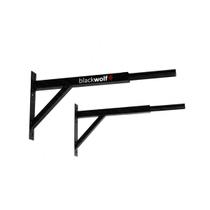 Barra Paralela Fixa de Parede 50cm + Kit Parabolt Blackwolf Treino Top