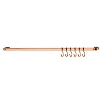 Barra Piatina 30cm com 6 Ganchos Rose Gold