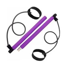 Barra Pilates Faixa Resistencia Muscular Exercicio Seca Fit