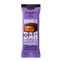 Barra Pinati Double Bar Doce de Leite Amendoim e Chocolate Meio Amargo 35g