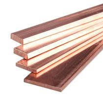 Barra Plana De Cobre Vermelho T2 De Alta Qualidade 500mm, Placa De Cobre 99,95% Pura Para CNC DIY,