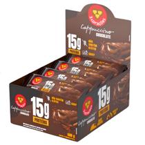 Barra Proteica 3 Corações Cappuccino Chocolate 12 Unidades 50g Barra Proteica 3 Corações Cappuccino Chocolate 12 Unidades 50g
