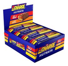 Barra Proteica Nutrata Charge Bar Caixa com 12 Unidades (540g) - Sabor: Caramelo, Amendoim e Chocolate ao Leite