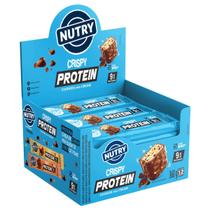Barra Proteica Nutry Crispy Protein Cookies and Cream 12 Unidades 30g Barra Proteica Nutry Crispy Protein Cookies and Cream 12 Unidades 30g