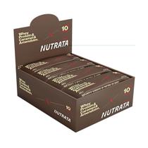 Barra Proteica Reserva - 12 Unidades 45g Caramel e Amendoim - Nutrata Barra Proteica Reserva - 12 Unidades 45g Caramel e Amendoim - Nutrata
