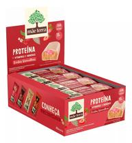 Barra proteica vitamina 12un x 60g vegano mãe terra frutas vermelhas